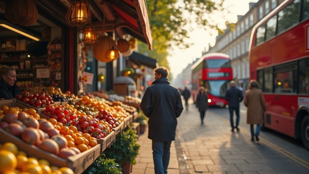 London street market, London budget guide