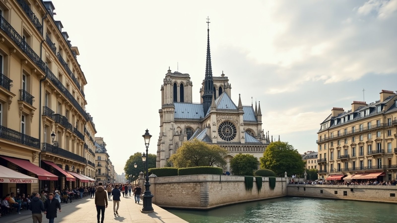 Notre-Dame Cathedral facade, Day 1 Paris itinerary
