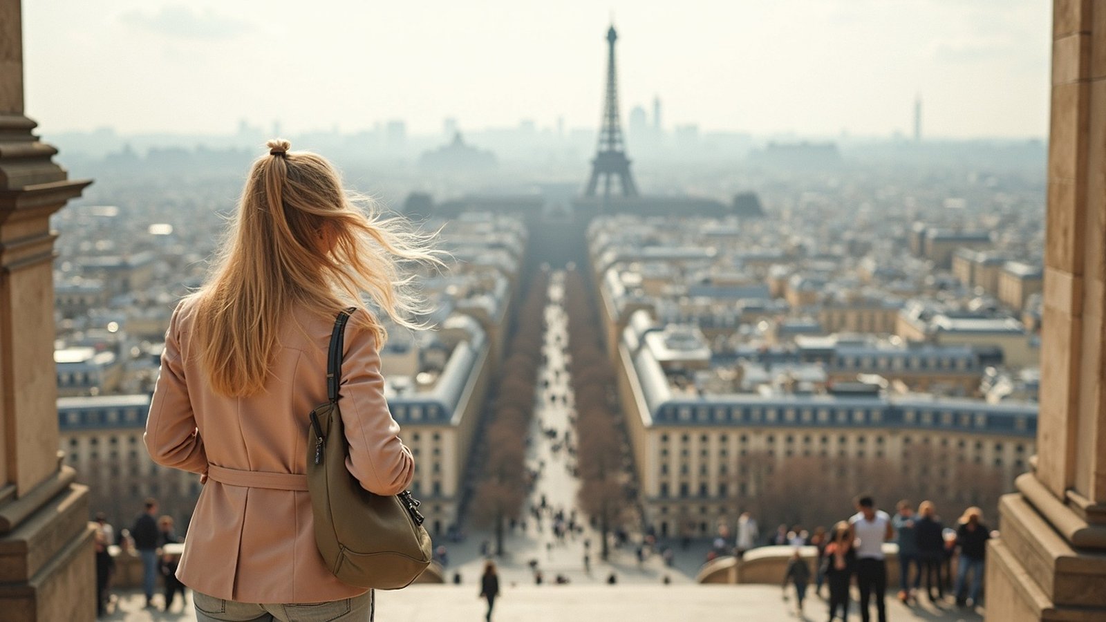 View from Montmartre, Day 2 Paris 3-day itinerary