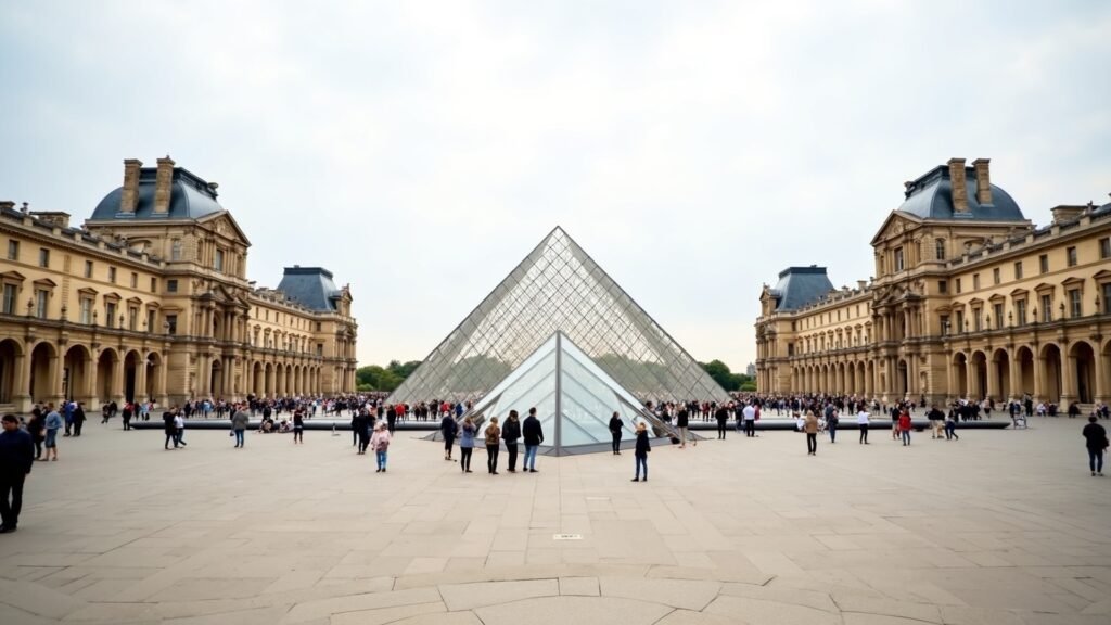 Louvre pyramid, Paris Museum Pass guide