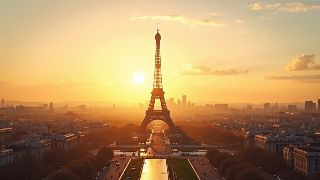 Trocadéro at golden hour, Paris photography guide