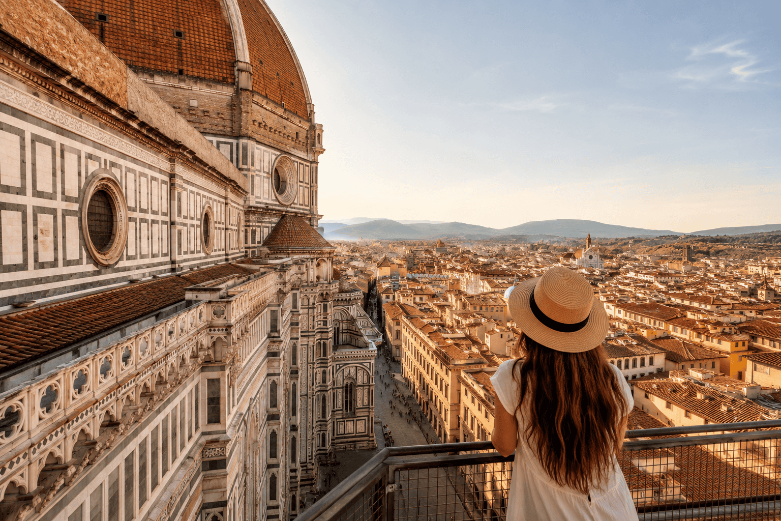 Duomo view for the final day of a Florence itinerary