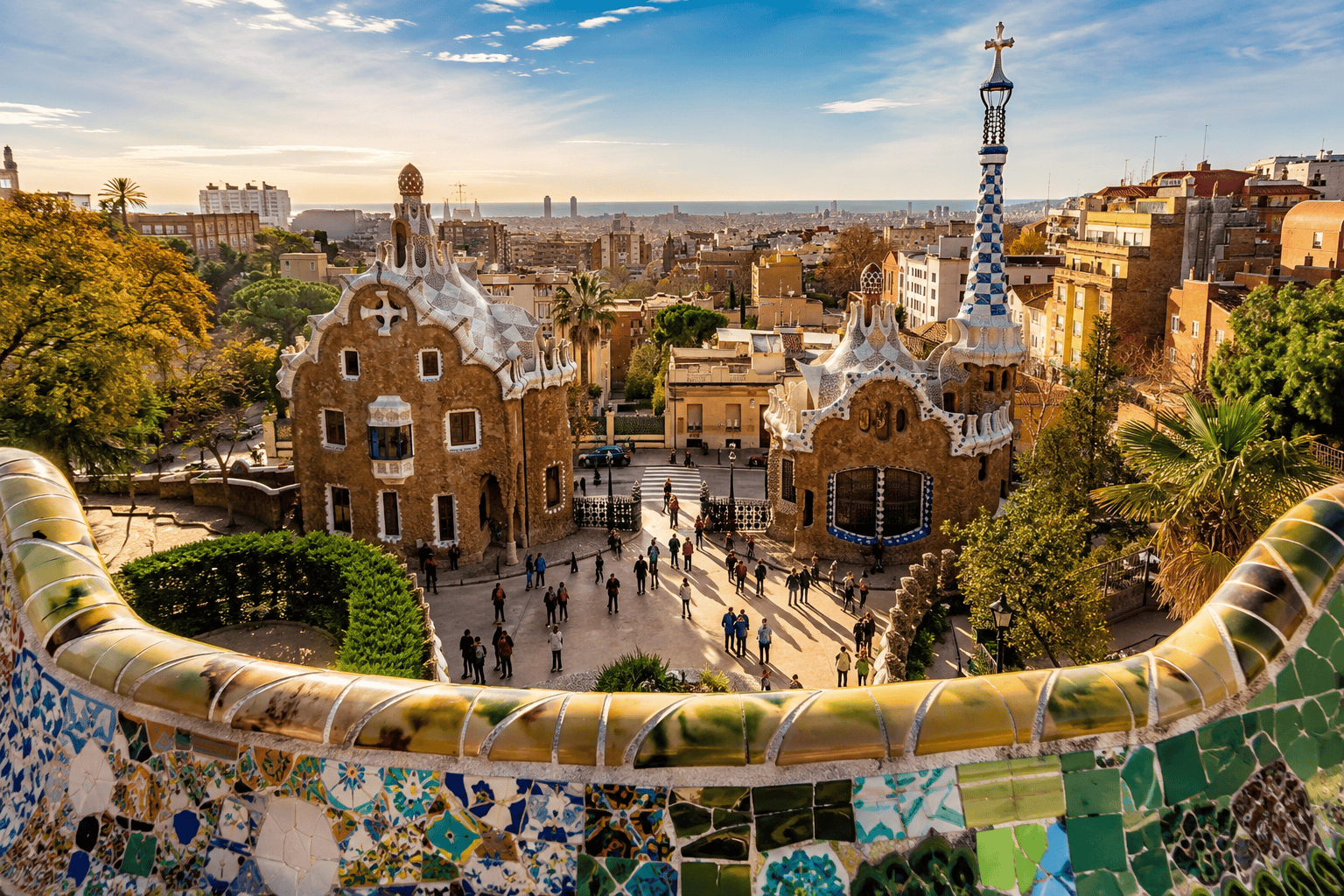 Barcelona Gaudi and Gothic Quarter stop on a Europe 2 weeks itinerary