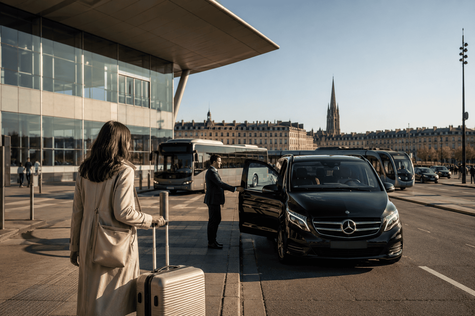 Bordeaux Airport transfer options for reaching the city center