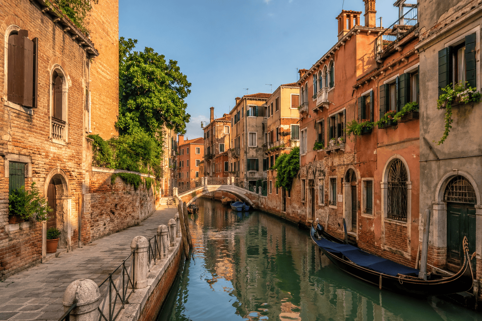 Canal in Cannaregio, one of the best Venice neighborhoods for first-timers