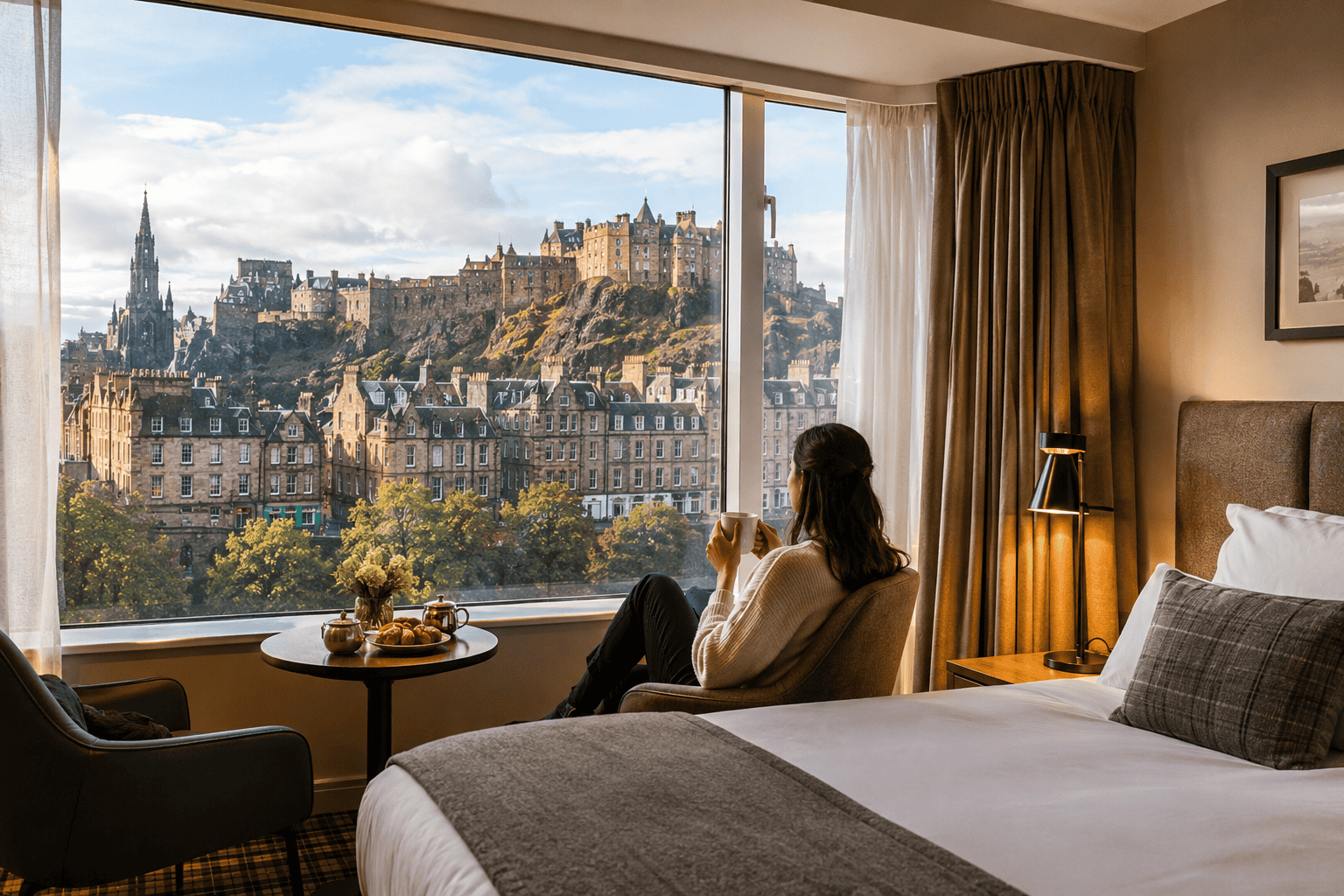 Edinburgh accommodation area for first-time visitors