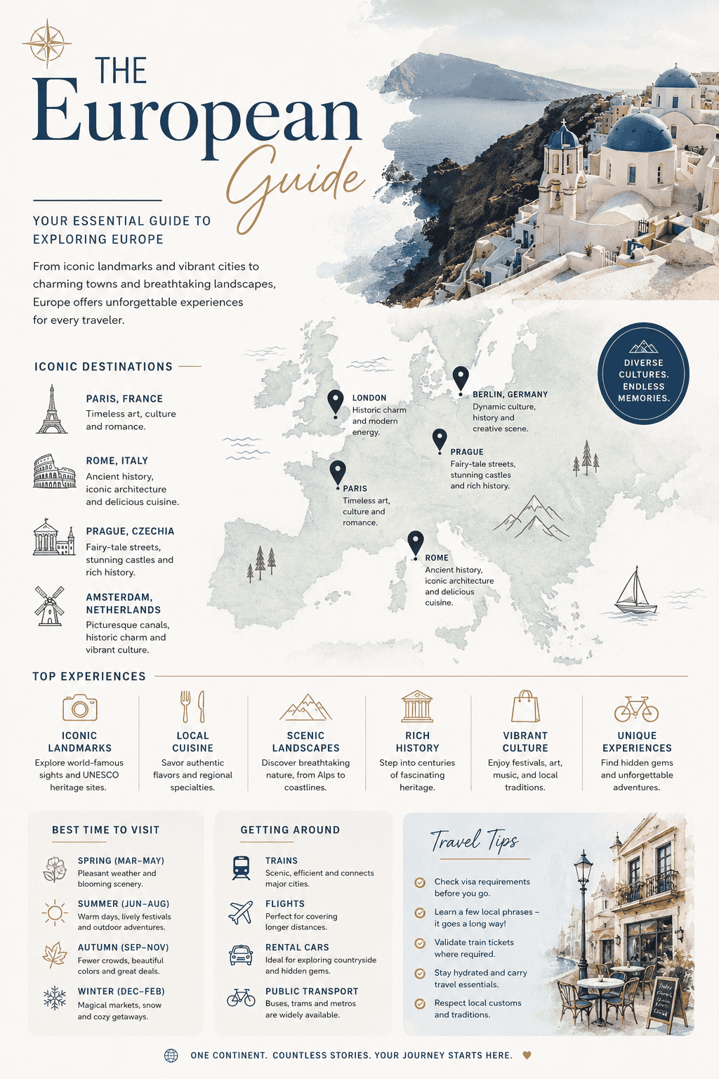 eurly european guide travel infographic map tipswebp