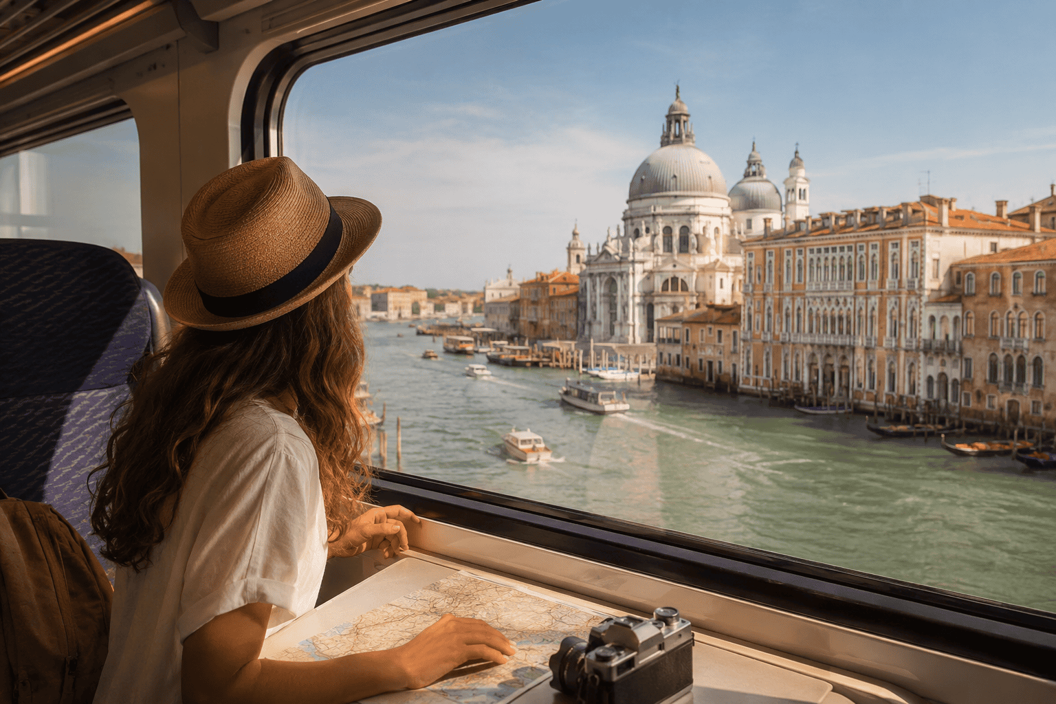 Arrival planning for Venice after train travel from Florence