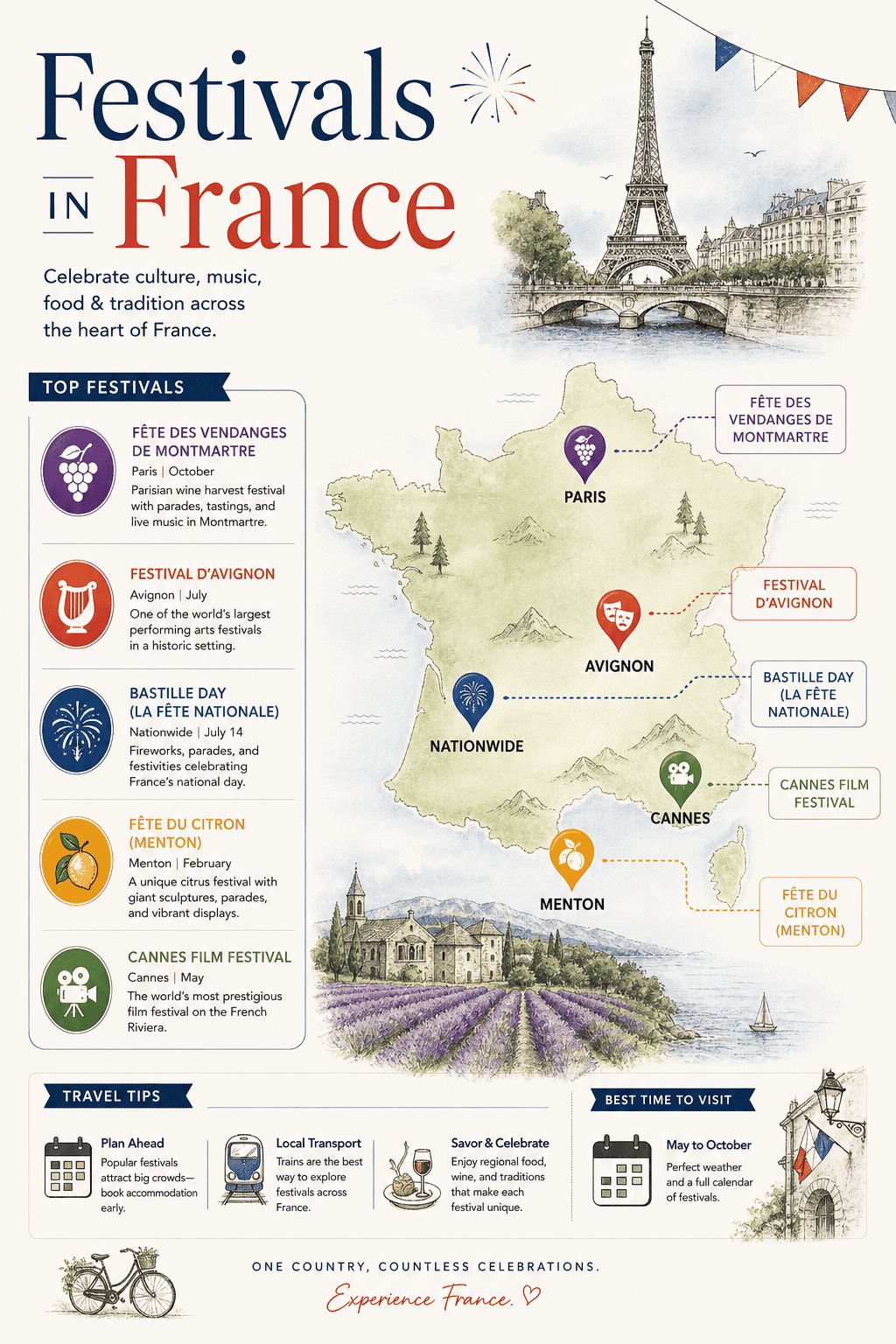 france festivals travel infographic guidewebp