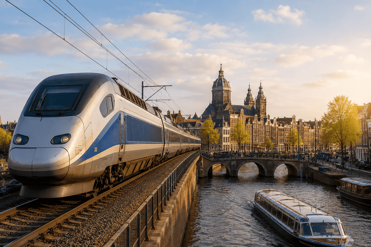 Paris to Amsterdam train travel overview