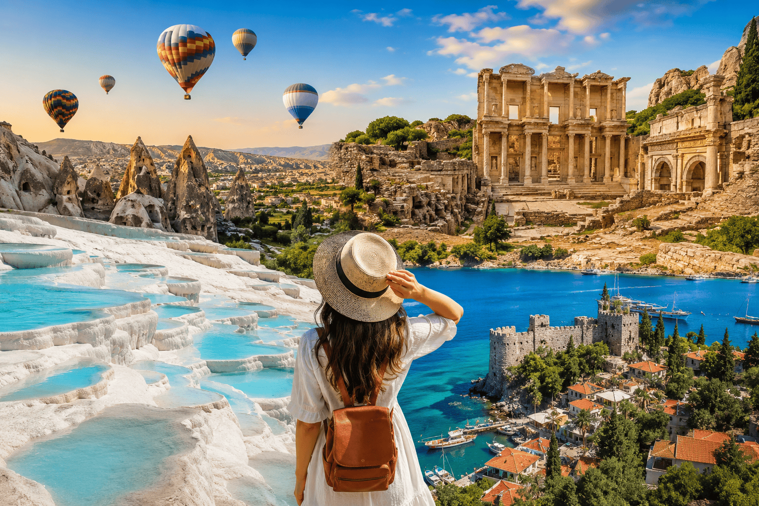 Generated image: Turkish landscapes and landmarks collage