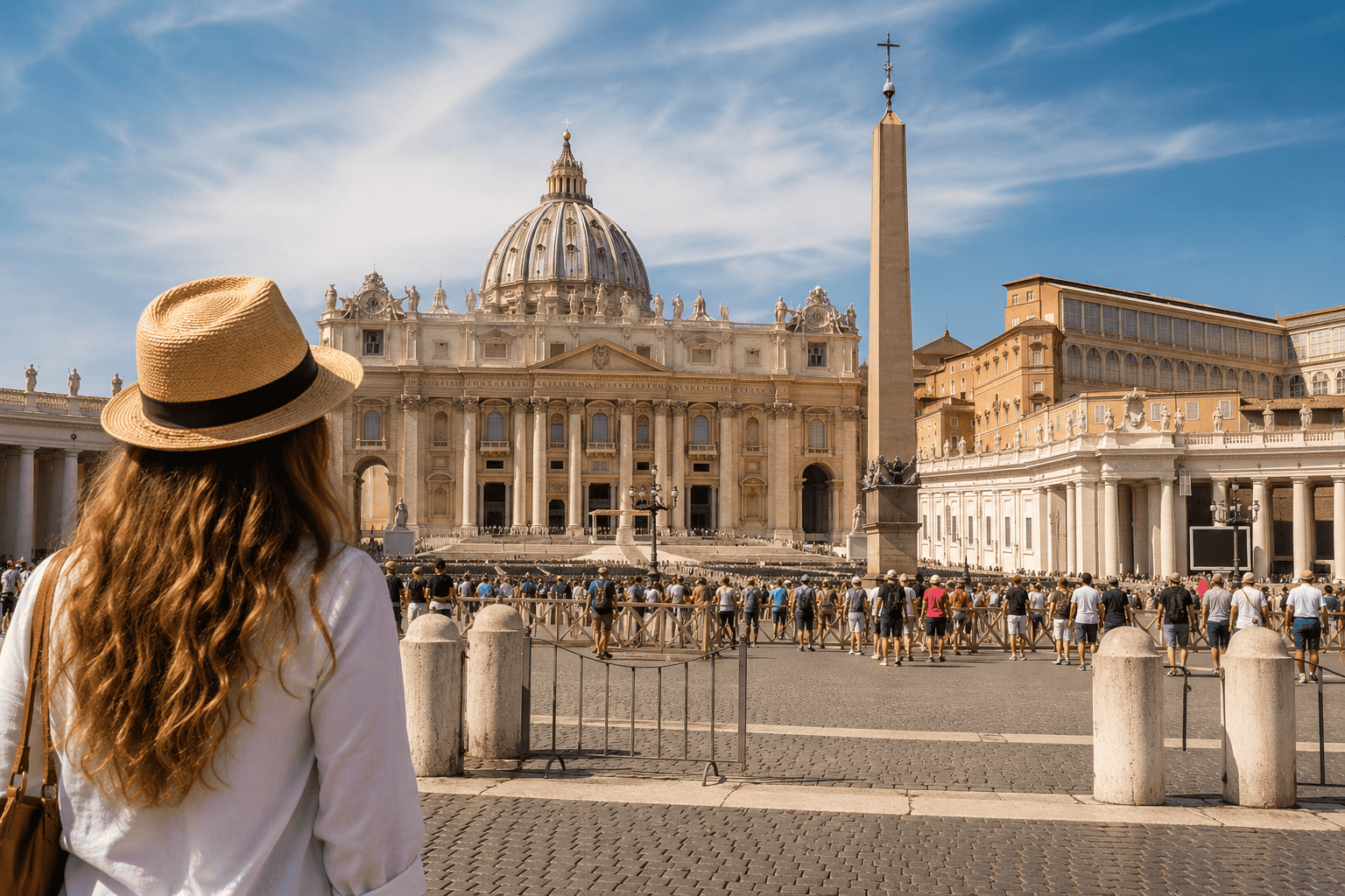 A quiet moment in St. Peter's Square
