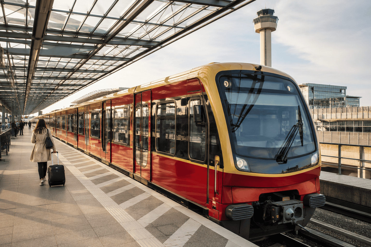 Airport Express FEX train from Berlin Airport