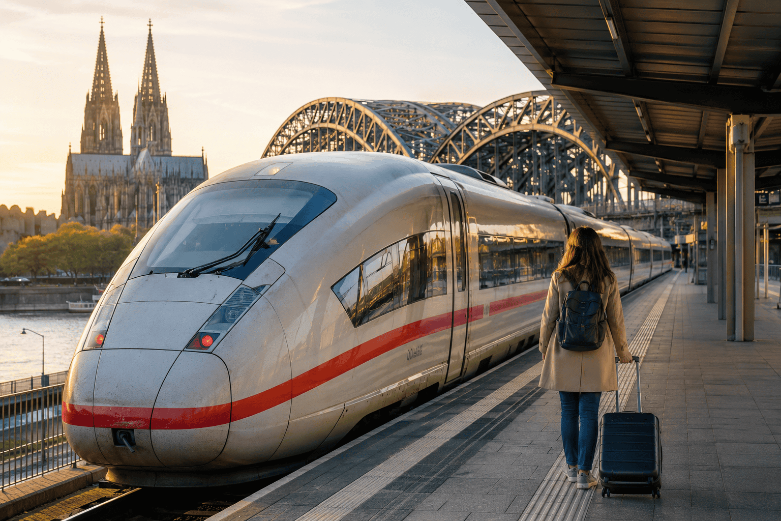 Train travel from Berlin to Cologne