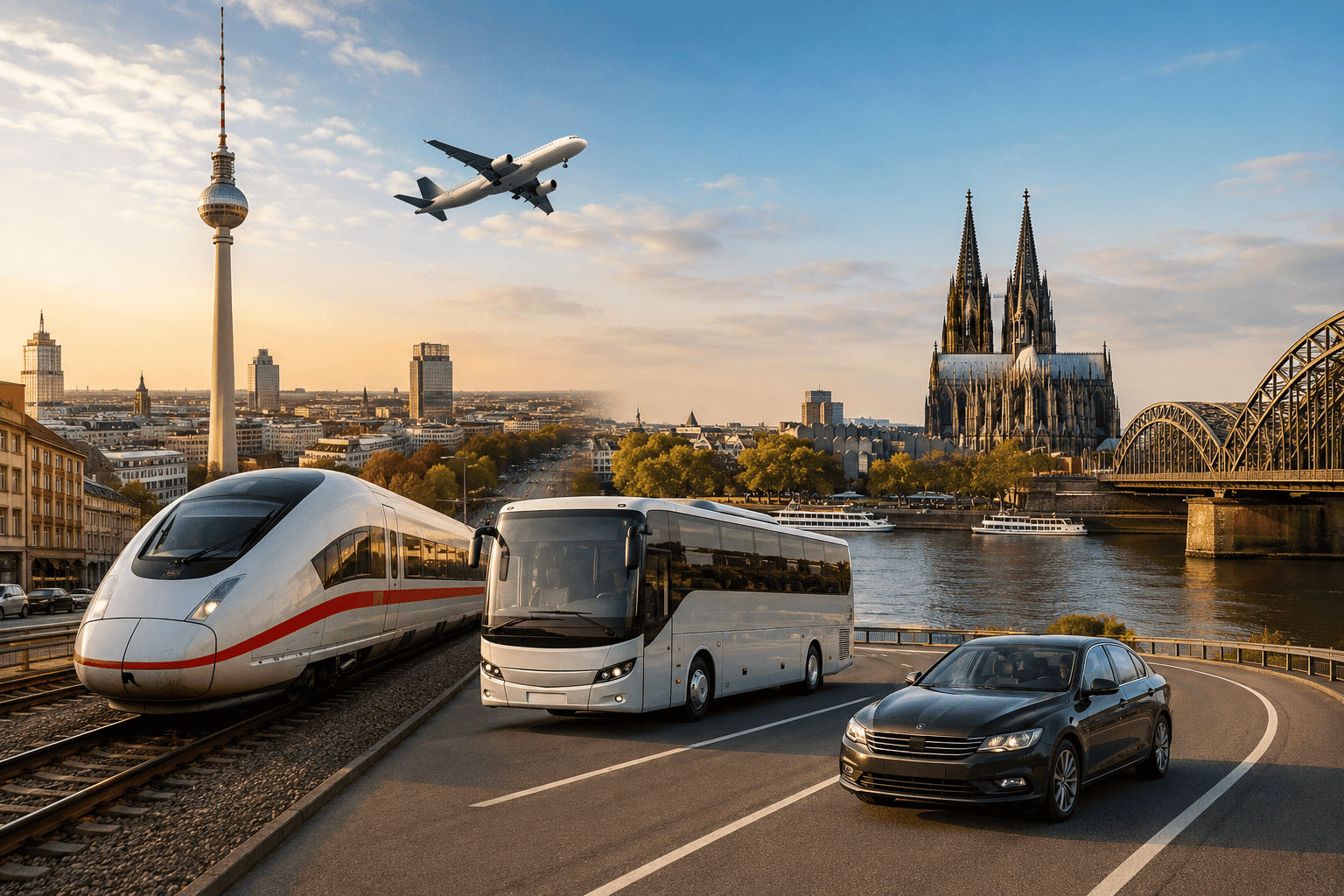 Comparing Berlin to Cologne travel options