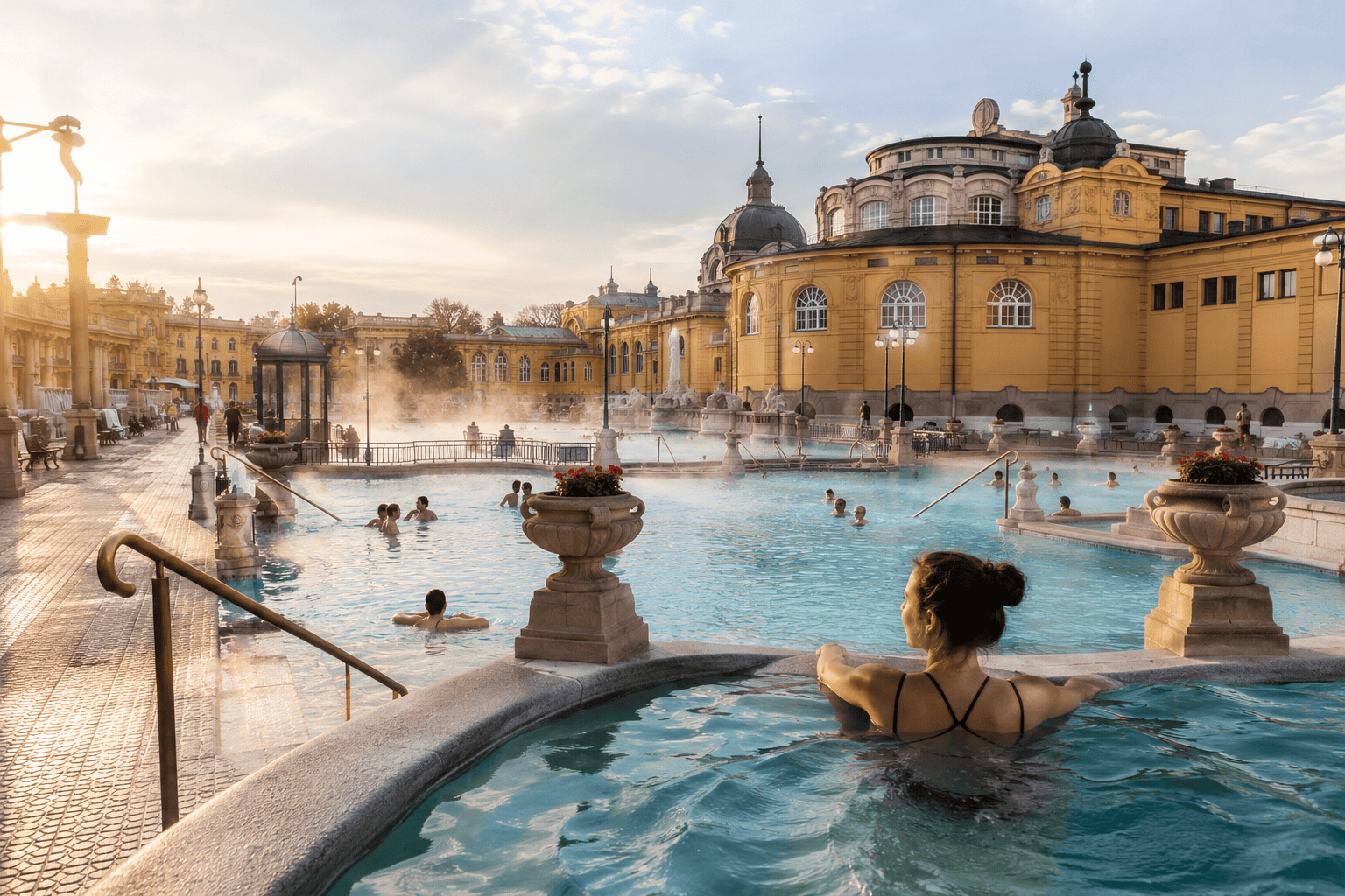 Historic Budapest thermal bath experience