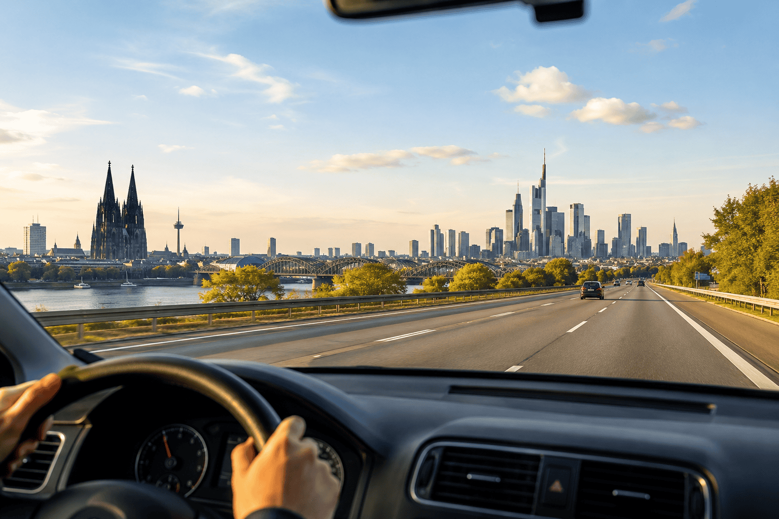 Driving from Cologne to Frankfurt