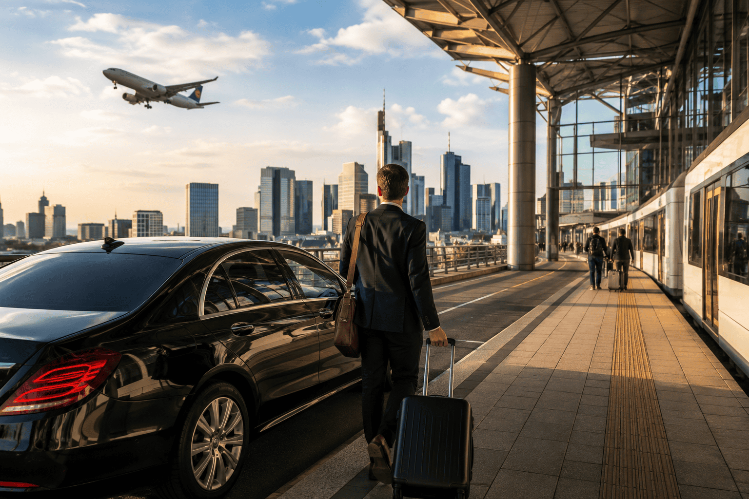 Arrivals area at Frankfurt Airport
