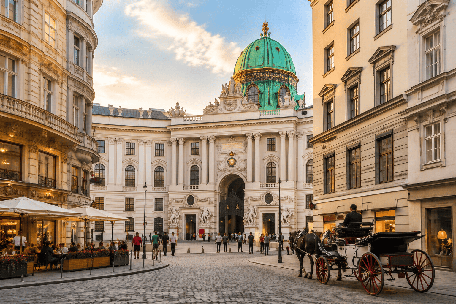 Historic streets in Vienna Innere Stadt